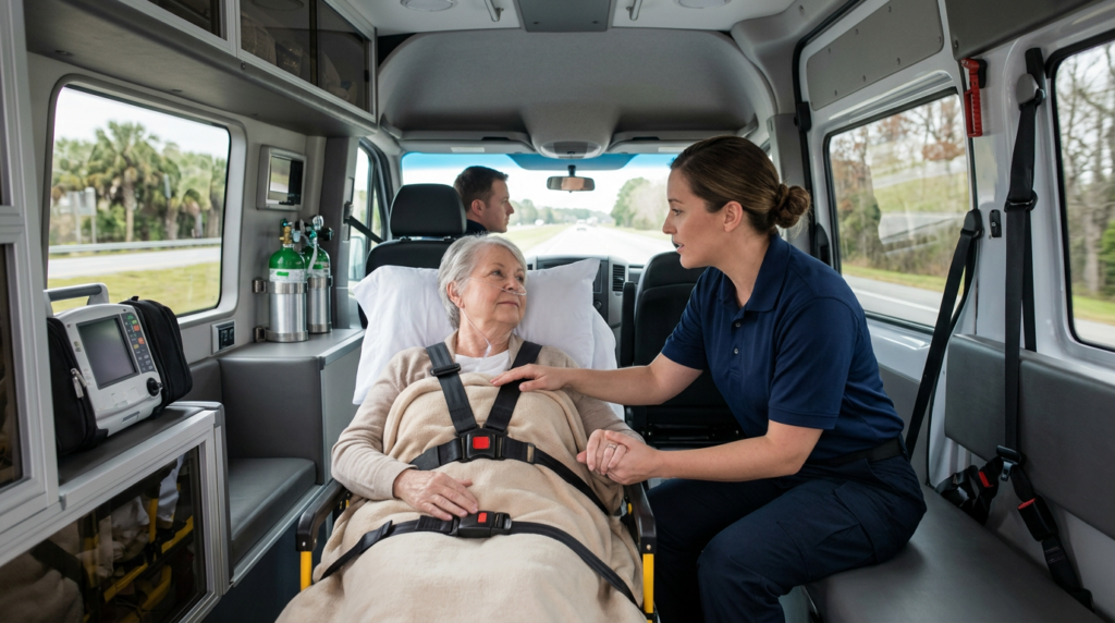 How Do I Arrange Florida to North Carolina Medical Transport for a Loved One?