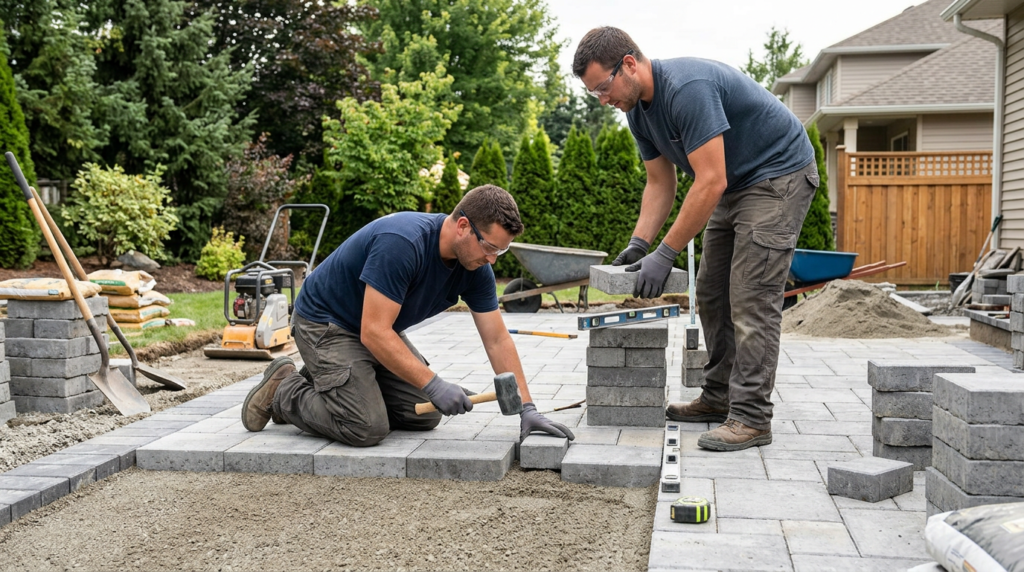 What Should I Expect During a Hardscape Installation?